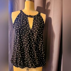 Maurice's Polka Dot S/L Blouse